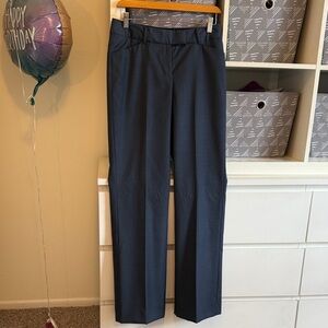 Anne Klein Navy Straight Leg Pants